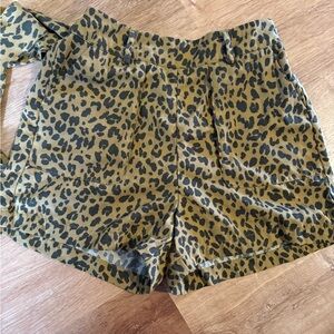 A New Day Leopard Print Women Shorts